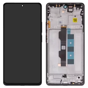 Дисплей для Xiaomi Poco M6 Pro 4G, Redmi Note 13 Pro 4G, Redmi Note 14S, чорний, з рамкою,