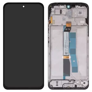 Дисплей для Xiaomi Poco M7 4G, Redmi 15 4G, чорний, з рамкою, Original (PRC), 165mm, global version