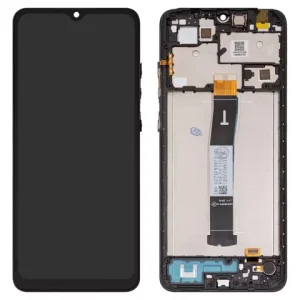 Дисплей для Xiaomi Redmi 12C, чорний, з рамкою, (Box)