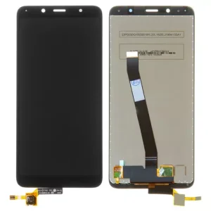 Дисплей для Xiaomi Redmi 7A, чорний, без логотипа, без рамки, Оригінал (переклеєне скло), MZB7995IN, M1903C3EG, M1903C3EH, M1903C3EI
