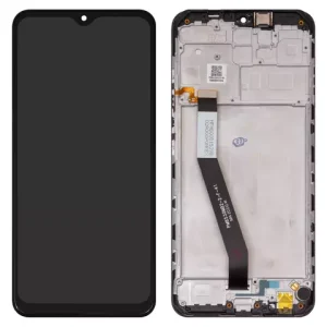 Дисплей для Xiaomi Redmi 9, чорний, з рамкою, (Box), M2004J19G, M2004J19C