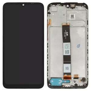 Дисплей для Xiaomi Redmi 9A, Redmi 9AT, Redmi 9C, чорний, з рамкою, (Box), M2006C3LG, M2006C3LI, M2006C3LC, M2006C3MG, M2006C3MT