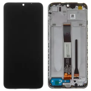 Дисплей для Xiaomi Redmi 9A, Redmi 9AT, Redmi 9C, чорний, з рамкою, Original (PRC), M2006C3LG, M2006C3LI, M2006C3LC, M2006C3MG,