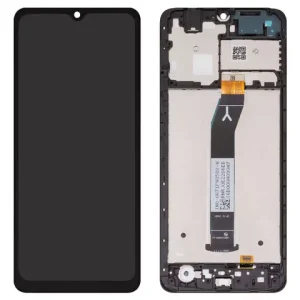 Дисплей для Xiaomi Redmi A3, Redmi A3x, чорний, з рамкою, High Copy, 23129RN51X, 23129RN51H