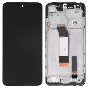 Дисплей для Xiaomi Poco M3 Pro, Poco M3 Pro 5G, Redmi Note 10 5G, Redmi Note 10T 5G, чорний, з рамкою, Original (PRC)