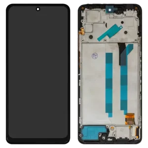 Дисплей для Xiaomi Redmi Note 12 Pro 4G, чорний, з рамкою, High Copy, (OLED)