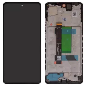 Дисплей для Xiaomi Poco X5 Pro, Redmi Note 12 Pro 5G, чорний, з рамкою, High Copy, (OLED)