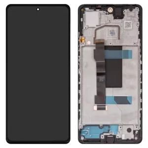 Дисплей для Xiaomi Poco X5 Pro, Redmi Note 12 Pro 5G, чорний, з рамкою, Original (PRC)