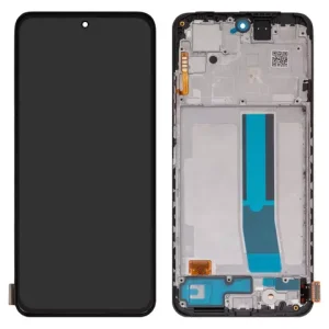 Дисплей для Xiaomi Redmi Note 12S, чорний, з рамкою, High Copy, (OLED)