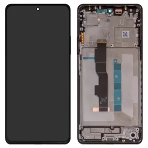 Дисплей для Xiaomi Redmi Note 13 5G, чорний, з рамкою, High Copy, (OLED)