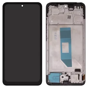 Дисплей для Xiaomi Redmi Note 14 4G, чорний, з рамкою, Сopy, (TFT), 161.5mm, 24117RN76E, EU version