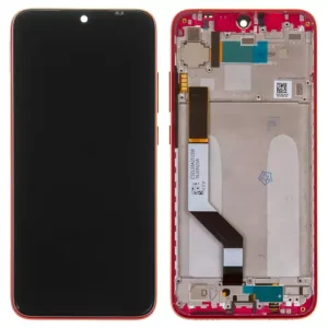 Дисплей для Xiaomi Redmi Note 7, Redmi Note 7 Pro, червоний, з рамкою, High Copy, M1901F7G, M1901F7H, M1901F7I