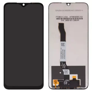 Дисплей для Xiaomi Redmi Note 8 (2021), чорний, без логотипа, без рамки, Оригінал (переклеєне скло)