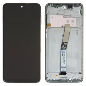 Дисплей для Xiaomi Redmi Note 9 Pro, Redmi Note 9S, сірий, з рамкою, High Copy, M2003J6B2G, M2003J6A1G