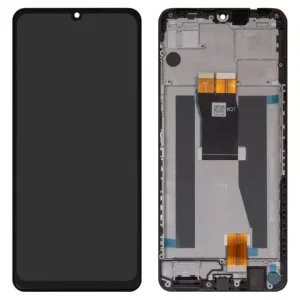 Дисплей для ZTE Blade V50 Vita, чорний, з рамкою, Original (PRC), LMBH067110680