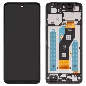Дисплей для ZTE Blade V60 Design, Nubia V60 Design, чорний, з рамкою, High Copy, (Z2350)