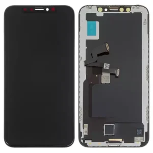 Дисплей для iPhone X, чорний, з рамкою, Сopy AA, (OLED), НЕ.Х OEM hard
