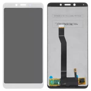 Дисплей для Xiaomi Redmi 6, Redmi 6A, білий, без рамки, Оригінал (переклеєне скло), переклеєний сенсорний екран, M1804C3DG, M1804C3DH, M1804C3DI, M1804C3CG, M1804C3CH, M1804C3CI