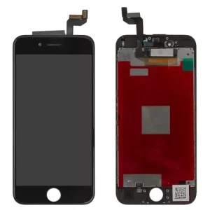 Дисплей iPhone 6S, чорний, copy, із сенсорним екраном, з рамкою