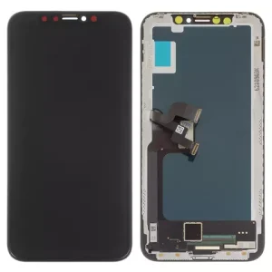 Дисплей iPhone X, чорний, із сенсорним екраном, (TFT), Сopy