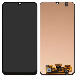 Дисплей для Samsung M215 Galaxy M21, M305 Galaxy M30, M307 Galaxy M30s, M315 Galaxy M31, чорний, без рамки, Оригінал (переклеєне скло)