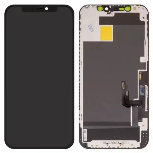 Дисплей Wextom для iPhone 12, iPhone 12 Pro, чорний, з рамкою, High Copy, без помилки, (OLED) soft, diagnosable