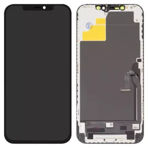 Дисплей для Apple iPhone 12 Pro Max, чорний, з рамкою, Copy, (TFT), ZY, LTPS HD+
