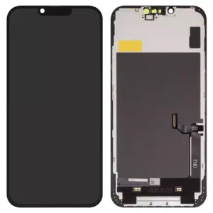 Дисплей для iPhone 14 Plus, чорний, з рамкою, Copy, (TFT), ZY, LTPS FHD