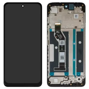 Дисплей для Motorola Moto E15, Moto G05, Moto G15, чорний, з рамкою, High Copy, 1540485091/1540484161