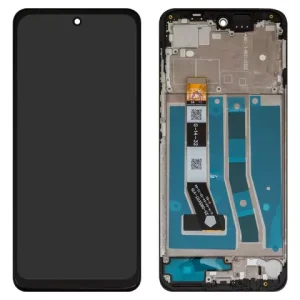 Дисплей для Motorola Moto G54, Moto G54 Power, чорний, з рамкою, High Copy, 1540458362