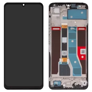 Дисплей для Realme C51, чорний, з рамкою, Original (PRC)