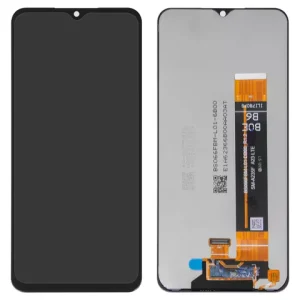 Дисплей для Samsung A235 Galaxy A23, чорний, без рамки, Оригінал (переклеєне скло)