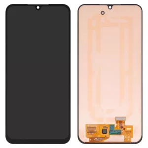 Дисплей для Samsung A245 Galaxy A24, M346 Galaxy M34, чорний, без рамки, Оригінал (переклеєне скло)