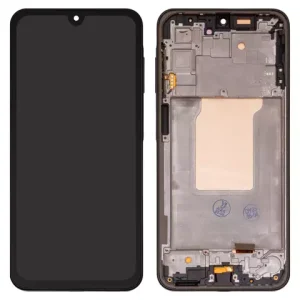 Дисплей для Samsung A266 Galaxy A26, чорний, з рамкою, High Copy, (OLED)