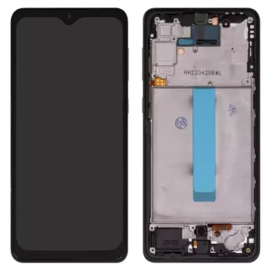 Дисплей для Samsung A336 Galaxy A33 5G, чорний, з рамкою, Сopy, з широким обідком, (TFT)