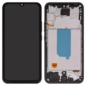 Дисплей для Samsung A346 Galaxy A34 5G, чорний, з рамкою, High Copy, (OLED)