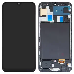Дисплей для Samsung A305F/DS Galaxy A30, A505F/DS Galaxy A50, A507F/DS Galaxy A50s, чорний, з рамкою, High Copy, (OLED)