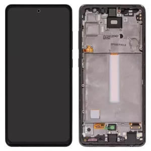 Дисплей для Samsung A528 Galaxy A52s 5G, чорний, з рамкою, Original (PRC)