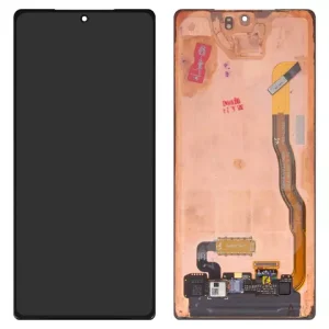 Дисплей для Samsung N980F Galaxy Note 20, N981 Galaxy Note 20 5G, чорний, без рамки, Оригінал (переклеєне скло)