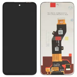 Дисплей для Tecno Pop 9 4G, Spark Go (2025), Spark Go 1 (KL4), чорний, без рамки, Original (PRC),