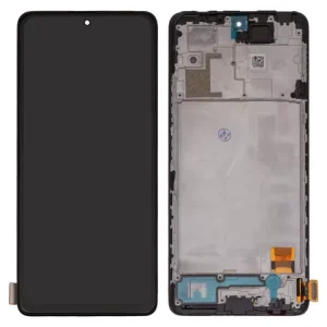 Дисплей для Xiaomi Redmi Note 10 Pro, чорний, з рамкою, High Copy, (OLED)