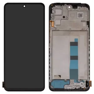 Дисплей для Xiaomi Redmi Note 12 4G, чорний, з рамкою, High Copy, (OLED)