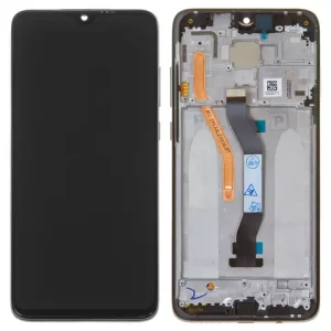 Дисплей для Xiaomi Redmi Note 8 Pro, чорний, з рамкою, High Copy, single Sim-holder, M1906G7I, M1906G7G