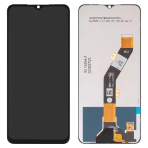 Дисплей для ZTE Blade A34, Blade A54, чорний, без рамки, Оригінал (переклеєне скло)