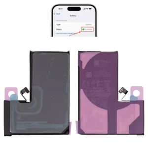 Акумулятор для iPhone 14 Pro, Li-ion, 3,87 B, 3350 мАг, збільшена ємність, без помилки, (A2866), genuine IC