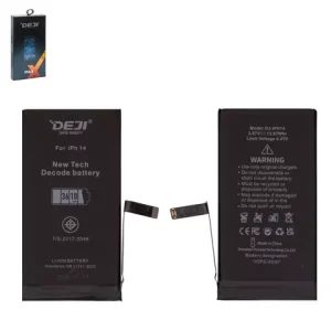 Акумулятор Deji для Apple iPhone 14, Li-ion, 3,87 B, 3610 мАг, збільшена ємність, без помилки, decode battery