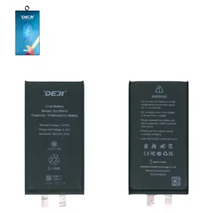Акумулятор Deji для Apple iPhone 15, Li-ion, 3,876 B, 3349 мАг, без контролера