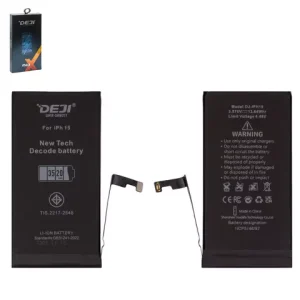 Акумулятор Deji для Apple iPhone 15, Li-ion, 3,876 B, 3520 мАг, збільшена ємність, без помилки, decode battery