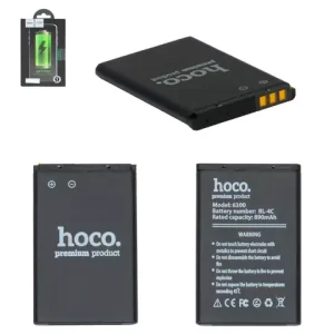 Акумулятор Hoco BL-4C для Nokia 6300, X2-00, Li-Polymer, 3,7 В, 890 мАг