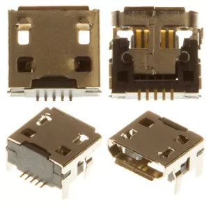 Конектор зарядки для мобільних телефонів, 5 pin, тип17, micro-USB тип-B